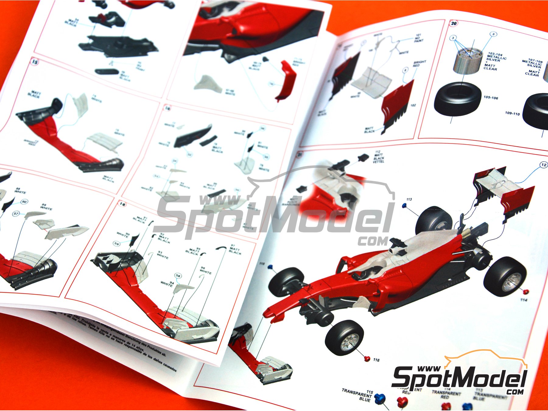 Tameo Kits TMK435: Car scale model kit 1/43 scale - Ferrari Tameo Kits TMK435: Car scale model kit 1/43 scale - Ferrari